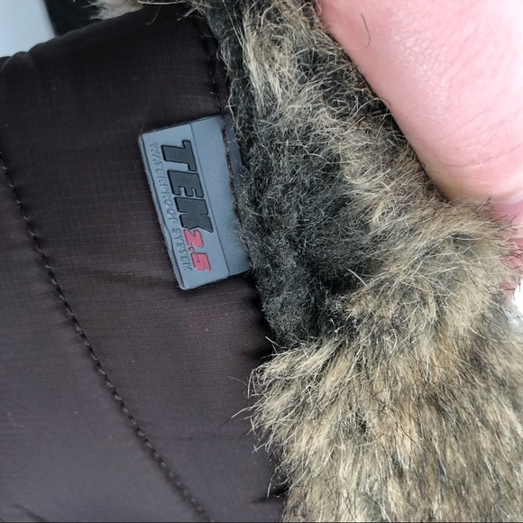 L.L. BEAN Carrabasset Boots Fur Lace Up Tall Winter Snow TEK 2.5 Waterproof Boot - Picture 5 of 10